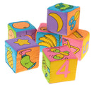 6pcs Baby Rattle Building Soft Blocks Cloth Cubes Educational Learning Toys