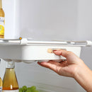 2PC Kitchen Fridge Slide Case Storage Boxes Space Shelf Organizer Drawer Holder