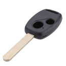 2 Buttons Uncut Blade Replacement Keyless Remote Car Key Shell Fob Case for
