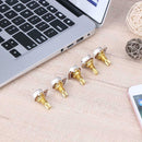 5pcs B500k Metal Mini Pots Guitar Potentiometer For Electric Guitar Parts