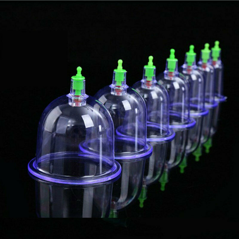 10pcs Medical Chinese Vacuum Body Cupping Massage Healthy Therapy Sucti IFT