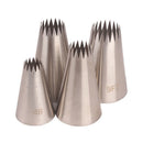4PCs Large Icing Piping Nozzles Cake Baking Cookie Cupcake Piping Nozzle DeS Hn