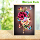 5D Full Drill Diamond Painting Flower Butterfly Cross Stitch Kits (hg341)