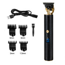 Professional Mens T-Blade Hair Clippers, Barbershop Cordless Hair Trimmer