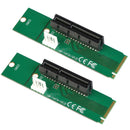 M.2 NGFF SSD Male to PCI-e Express 4X Female Converter Adapter Card (2pcs)