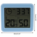 Digital LCD Thermometer Hygrometer Temperature Humidity Meter Monitor Clo_