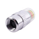 2 Pcs Motorcycle Car Air Tyre Tire Valve Pressure Warning Caps 2.4 Bar New