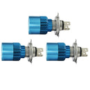 3PCS Three Claw H4 LED Light For Motorcycle Motorbike Headlight Bulb Lam JJW