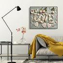 5D Round Diamond Painting Embroidery Letter Mosaic Set Cross Stitch (k9340) A
