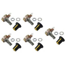 5pcs 50K OHM 3 Terminals Linear Taper Rotary B Type Potentiometer Pot V8J1