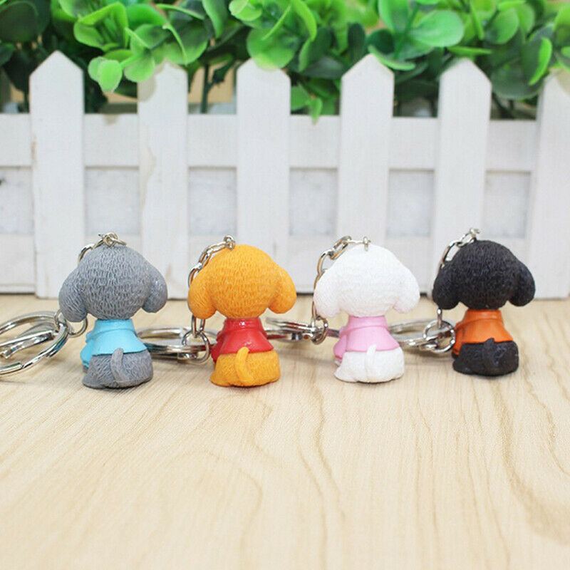 Cartoon Cute Dogs Keychains Pendant Key Rings Women Bag Car Metal Key Chain G Gw