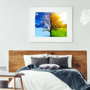 Full Round Drill Diamond Painting DIY Autumn Winter Tree Rhinestone Picture