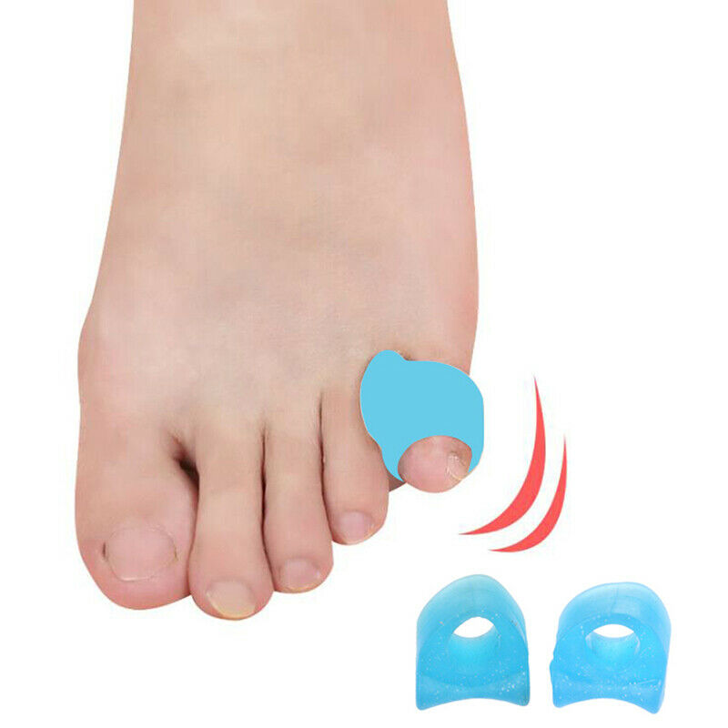 2Pcs Silicone Toe Separator Valgus Bunion Spacers Thumb Corrector Foot Care  Hn