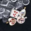48-Pieces 24pcs Pendant Trays Base Cabochon Settings Jewelry Making DIY