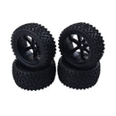 1/10 Buggy On-road Car Wheel Rim &Tyre Set for Redcat, HSP, HPI RC Car Black