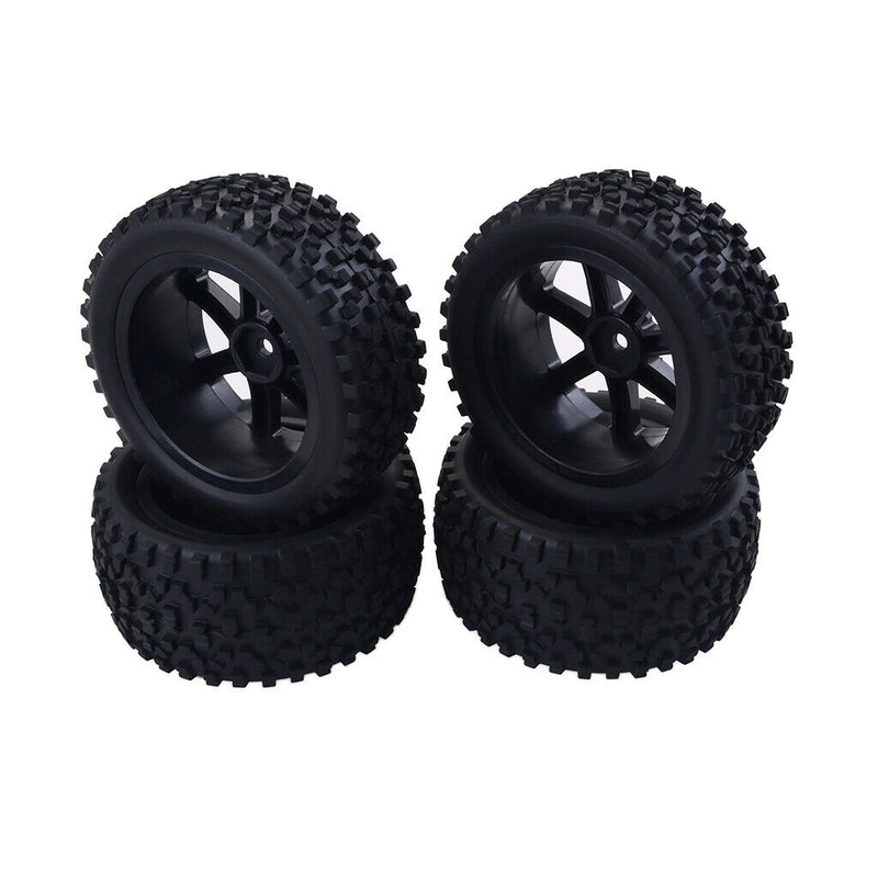 1/10 Buggy On-road Car Wheel Rim &Tyre Set for Redcat, HSP, HPI RC Car Black