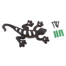 Creative Gifts Iron Gecko Hanger Hook Decoration Garden Yard Lawn Wall Art