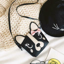 Women Bag Cute Dog Children Handbag Girl Shoulder Bag Baby PU Leather Cross W8L2