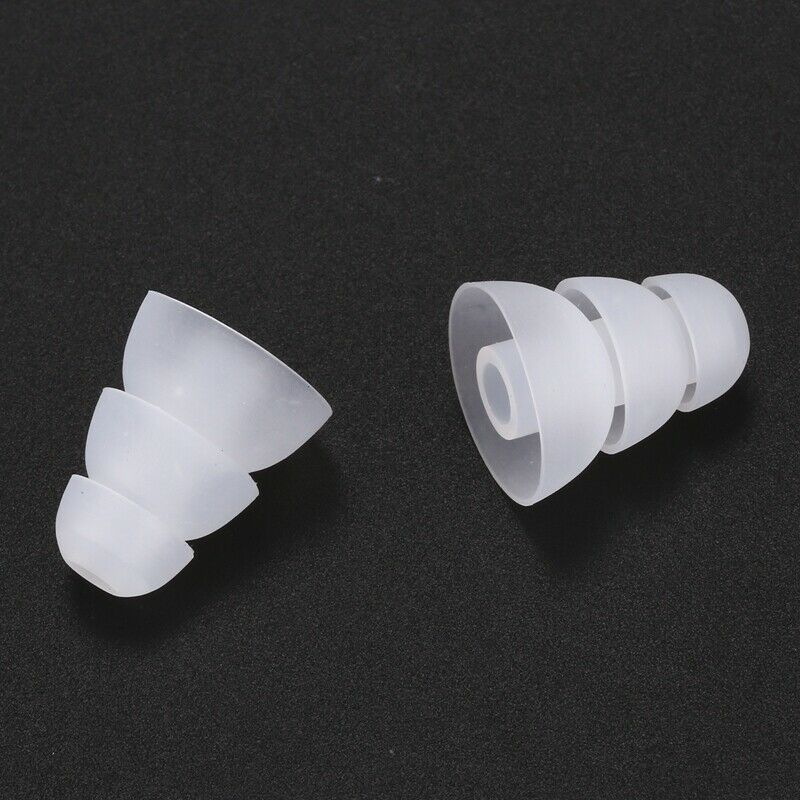 10 x Soft Headset Headset Plug Pad Case Tips Clear R3K3