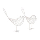 Metal Wire Iron Bird Sculpture Craft Christmas Gift for Child Kid Room Ornament