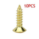 10pcs Permium Golden Screws fit Electric Guitar Pickguard Parts Accessories