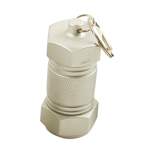 Waterproof Pill Box Case Holder Container Capsule Bottle Keychain Key Fob