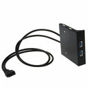 PCI Express PCI-E Card 2 Port Hub Adapter + USB 3.0 Front Panel 5Gbps Hi-Sp
