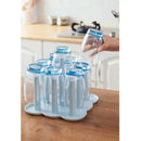 Cup Holder Creative Living Room Drain Storage Rack Glass Plastic Cup Drain  Q2J1