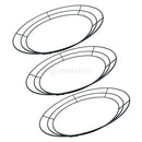 3x Wire Wreath Frame Christmas Metal Wire Ring Floral Arrangements Craft DIY