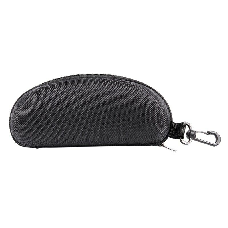 Black Pattern with a Hook EVA Glasses Case T6D9