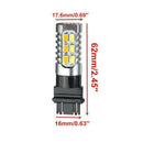 2x 3157 Dual-Color Switchback 22SMD 5630 LED Bulbs Car Turn Signal Light