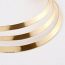 Rock Street Metal Hollow Punk Collar Choker Necklace Women Personality Stat P8Y9