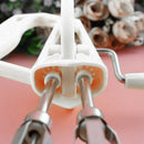 Rotary Manual Hand Whisk Egg Beater Mixer Blender Stainless Steel Kitchen T