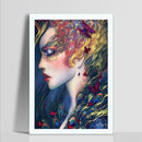 5D DIY Full Round Drill Diamond Painting Profile Beauty Cross Stitch Kit