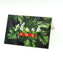 6 Sets Thank You Cards with Envelopes Leaf Printed Invitation Card