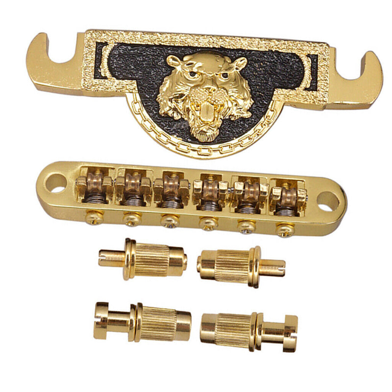 1 Set Zinc Alloy Bridge & Tailpiece for Gibson Les Paul Guitar Replacements,