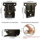 4Pcs Collapsible Support Frame Self-Locking Hinge Table Leg Fittings And Gu
