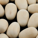 20x Wooden Eggs Easter Decorations Embellishment Unfinished Wood Egg 37x23mm