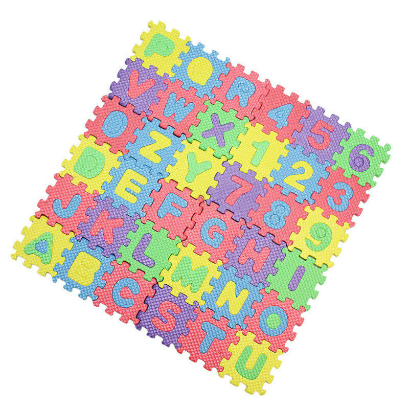 1 Set 36pcs New Alphabet Letters Numbers Puzzle Foam Play Mats For Children Kids