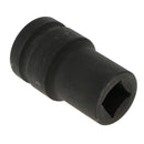 Square Drive Impact Socket - 1 inch 4 Points - 80x19x26mm