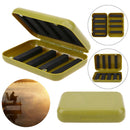Plastic Foam Fly Fishing Lure Bait Flies Hook Storage Waterproof Case Tackl
