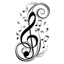 Beat Note music wall art stickers,vinyl wall stickers music decor,Graphic A R2D5