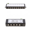 2Pieces 12-48V POE Switch Injector Module 4 POE Ports + 8 POE Ports