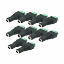 DC Power Male 5.5 x 2.1mm Jack Adapter Cable Plug Connector for CCTV / SLS