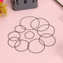 200pcs Waterproof O-Ring Watch Back Seal Gaskets Watch Repair Tool (0.7mm) A