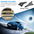 For Trunk Spoiler Wing 10pcs Carbon Fiber Look Vortex Generators Diffuser Fins