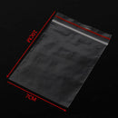 100 pcs Clear Bags Plastic Poly Baggy Grip Self Seal Resealable Zip Lock 10*7cm