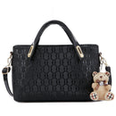 Women's Shoulder Bag Set - Black W5S8