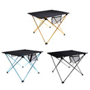 Aluminium Alloy Camping Folding Table Tavel Picnic Portable Desk Blue