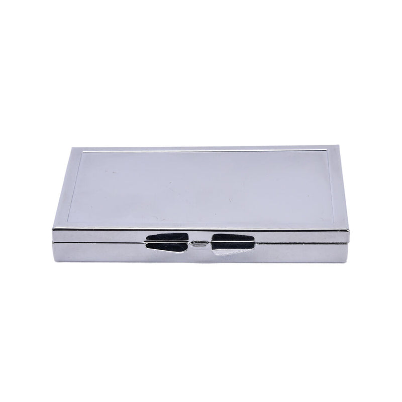 Travel Mini Metal Pill Box Medicine Drug Vitamin Tablet Organizer Container JR